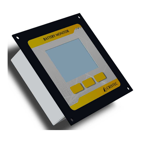 Cristec Battery Monitor JBNUM-CPS3 Manuel D'utilisation