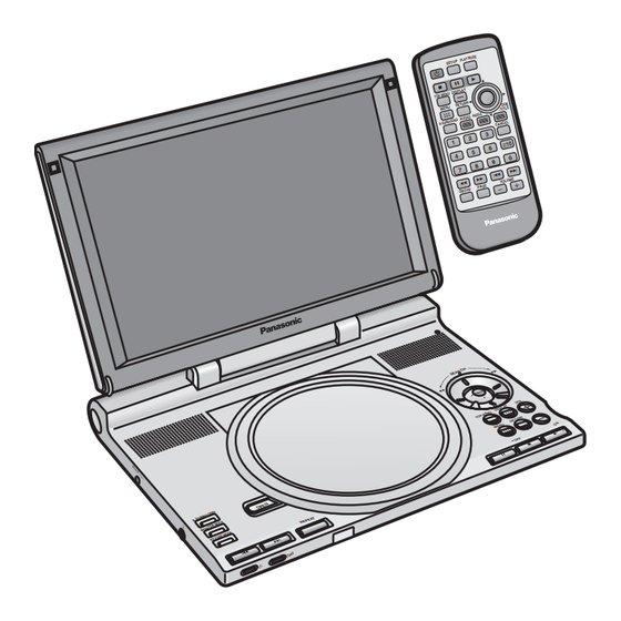 Panasonic DVD-LX8 Mode D'emploi