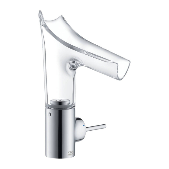 Hansgrohe AXOR Starck V 12112000 Mode D'emploi / Instructions De Montage