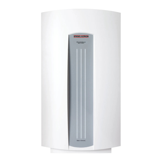 Stiebel Eltron DHC 3-1 Instructions D'installation