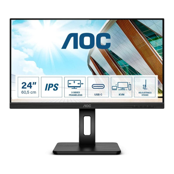 AOC 24P2C Manuel D'utilisation