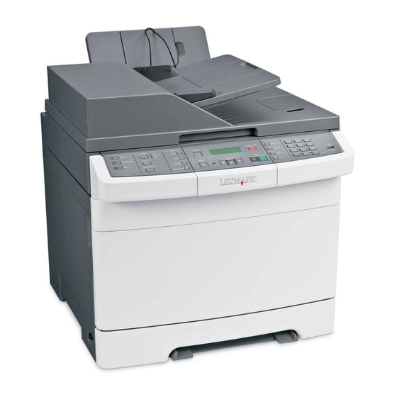 Lexmark C543 Référence Rapide