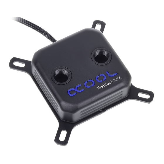 Alphacool Eisblock XPX Mode D'emploi
