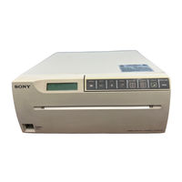 Sony UP-980 Mode D'emploi