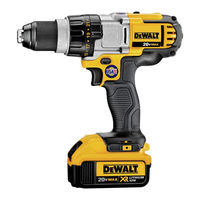 DeWalt DCD980 Guide D'utilisation