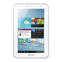 Samsung Galaxy TAB 2 Mode D'emploi