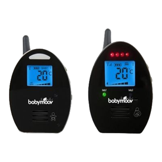 babymoov DIGITAL GREEN Babyphone Premium Care Notice D'utilisation