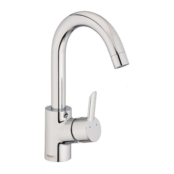 Hansgrohe Focus 31519000 Mode D'emploi / Instructions De Montage