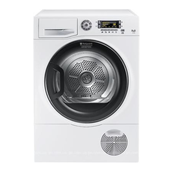 Hotpoint Ariston TCD 83B Notice D'utilisation Et Installation