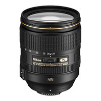 Nikon AF-S NIKKOR 24-120mm f/4G ED VR Manuel D'utilisation