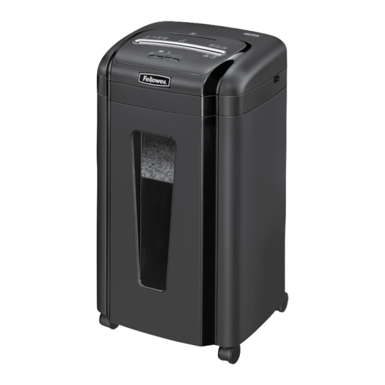 Fellowes POWERSHRED 460Ms Manuel