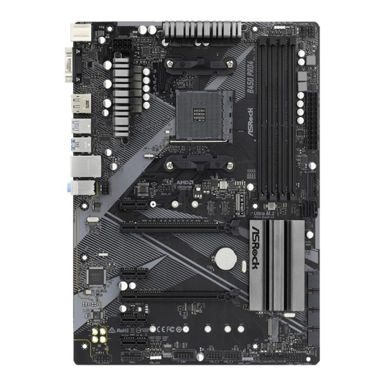 ASROCK B450 Pro4 R2.0 Manuel D'utilisation