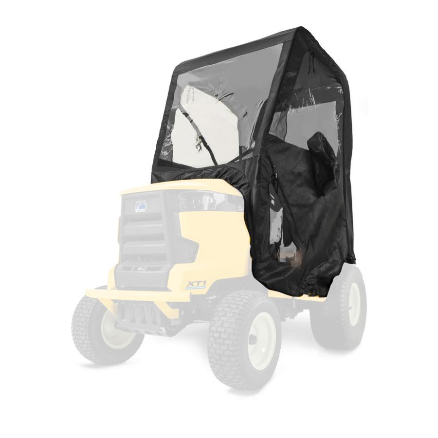 Cub Cadet Snow Cab/Sun Shade Manuels