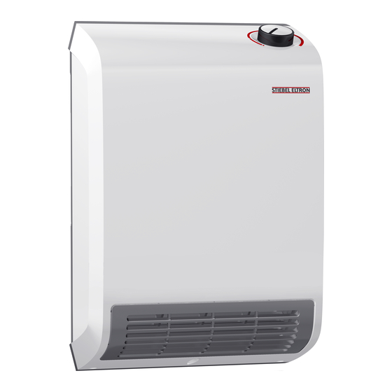 Stiebel Eltron CK 20 trend Manuel D'utilisation Et D'installation
