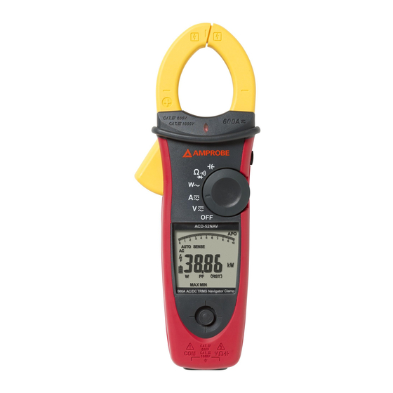 Amprobe ACD-50NAV Mode D'emploi