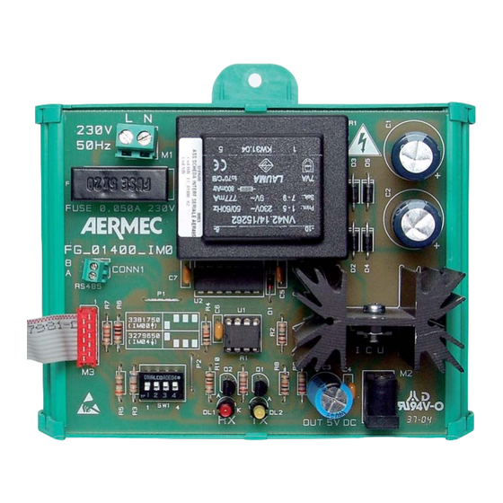 AERMEC AER485 Mode D'emploi