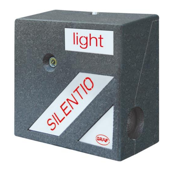 Graf SILENTIO light 15/4 Notice D'installation Et D'entretien