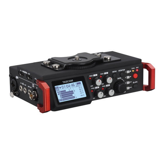 Tascam DR-701D Mode D'emploi