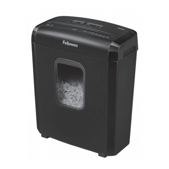 Fellowes Powershred 6M Manuel De L'utilisateur