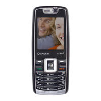 Sagem myW-7 Mode D'emploi