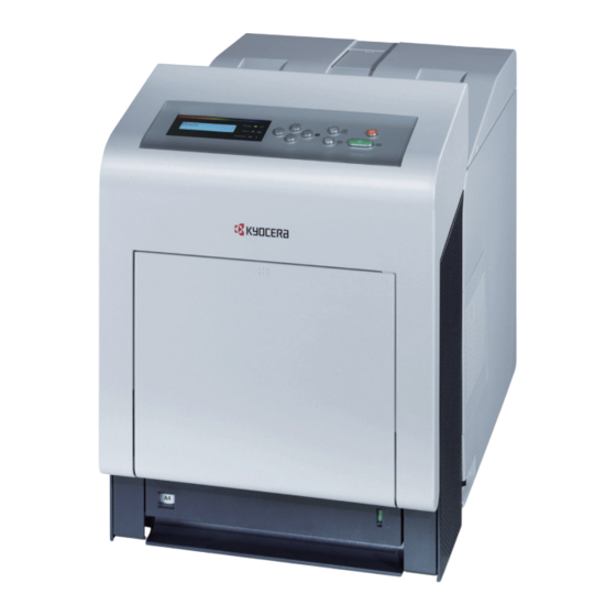 Kyocera ECOSYS P6030cdn Guide D'installation Rapide