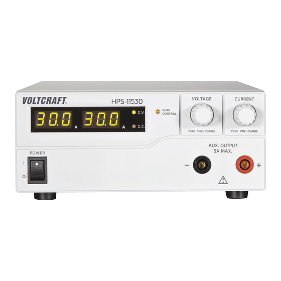 VOLTCRAFT HPS-11530 Mode D'emploi