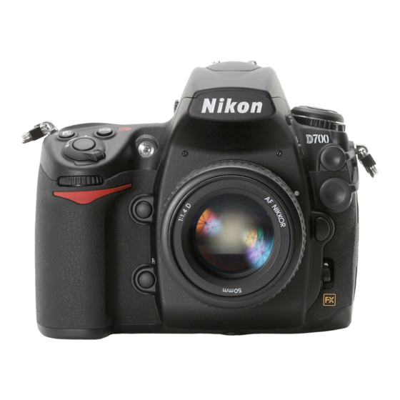 Nikon D700 Guide Rapide