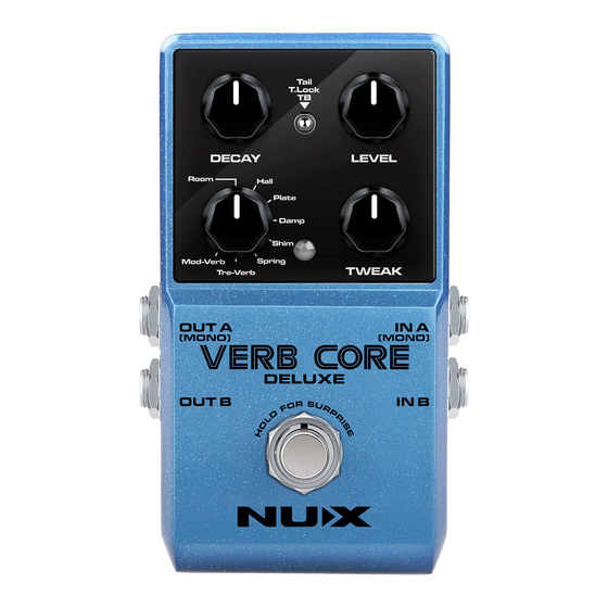 nux VERB CORE DELUXE Mode D'emploi