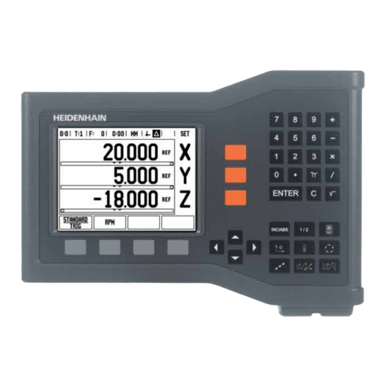 HEIDENHAIN ND 500 Guide D'installation