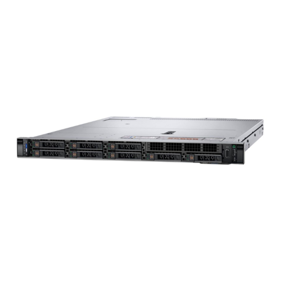 Dell EMC PowerEdge R450 Manuel D'installation Et De Maintenance