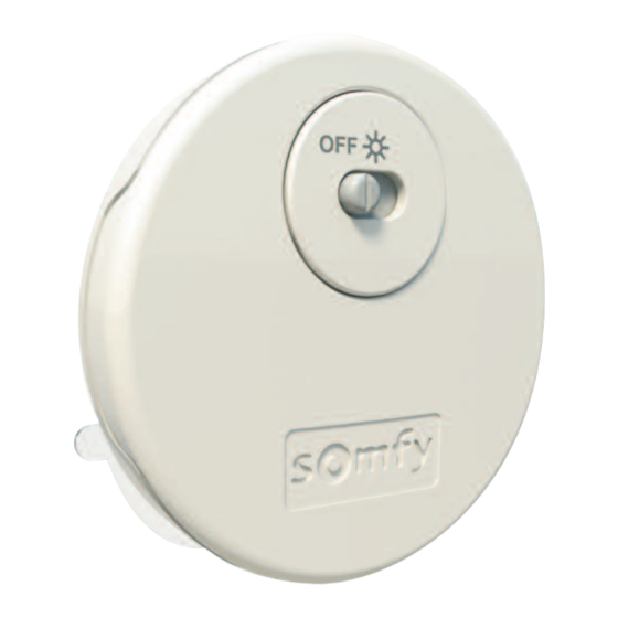 SOMFY Sunis interieur Wirefree RTS Mode D'emploi