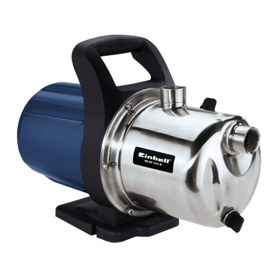 EINHELL BG-GP 1355 N Mode D'emploi
