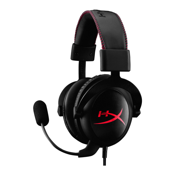 HyperX Cloud Headset Mode D'emploi