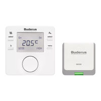 Buderus RC210 RF Notice D'installation Et D'utilisation