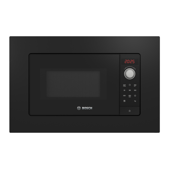 Bosch BFL623M Serie Manuel D'utilisation Et Notice D'installation