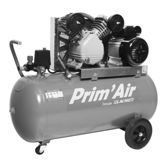 Lacme Prim'Air VM 20/100 Notice D'emploi