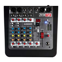 Allen & Heath ZED-6FX Mode D'emploi