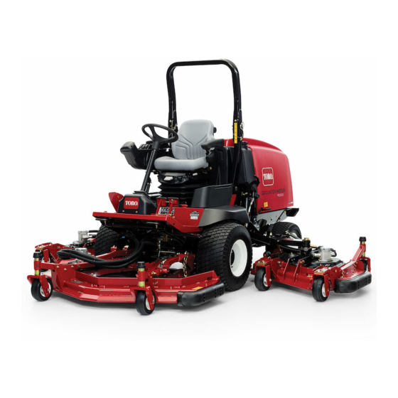 Toro Groundsmaster 4000-D Manuel De L'utilisateur