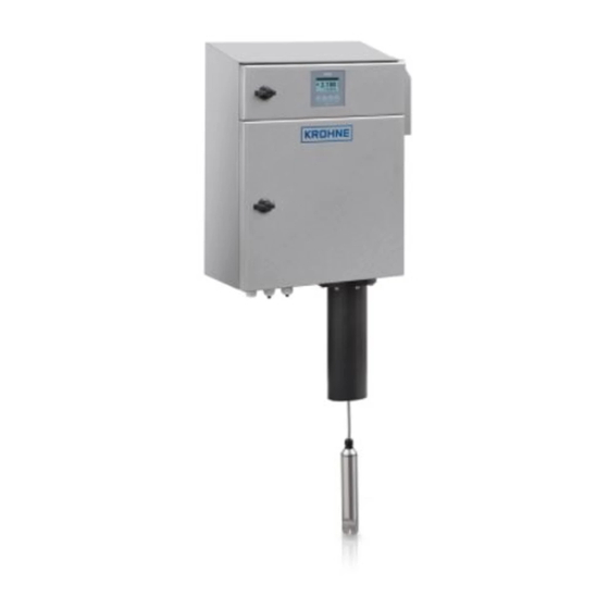 KROHNE OPTISYS SLM 2100 Manuel De Référence