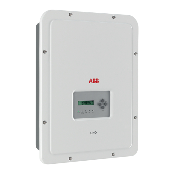 ABB UNO-DM-1.2 Guide D'installation Rapide