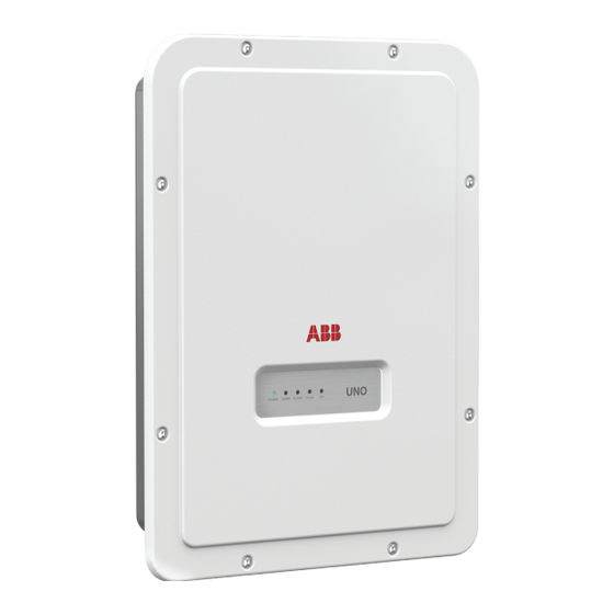 ABB UNO-DM-1.2 Guide D'installation Rapide