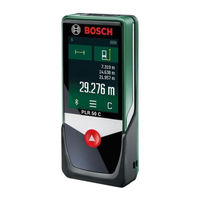 Bosch PLR 50 C Notice Originale