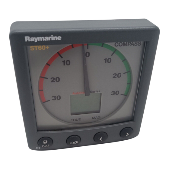 Raymarine ST60 Manuel Utilisateur