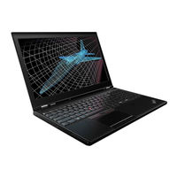 Lenovo ThinkPad P50 Guide D'utilisation