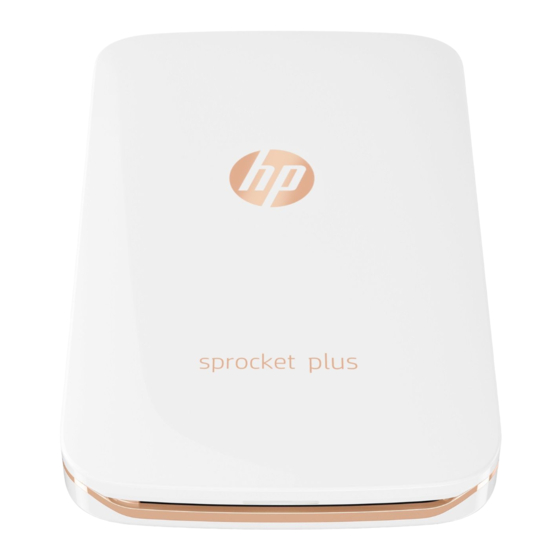 HP Sprocket Plus Mode D'emploi