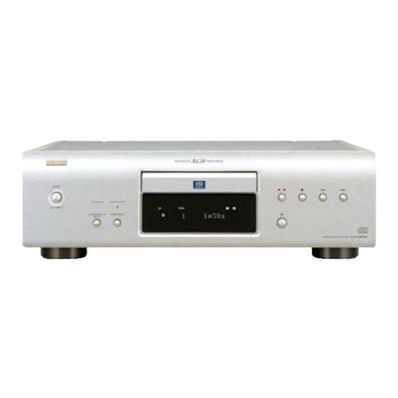 Denon DCD-2000AE Mode D'emploi