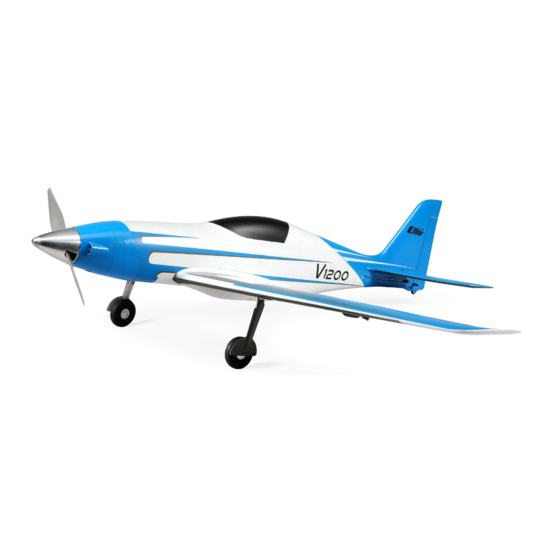 Horizon Hobby E-FLITE V1200 1.2M Manuel D'utilisation