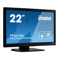 Iiyama ProLite T2252MTS Mode D'emploi