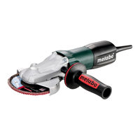 Metabo WF 18 LTX 125 Mode D'emploi