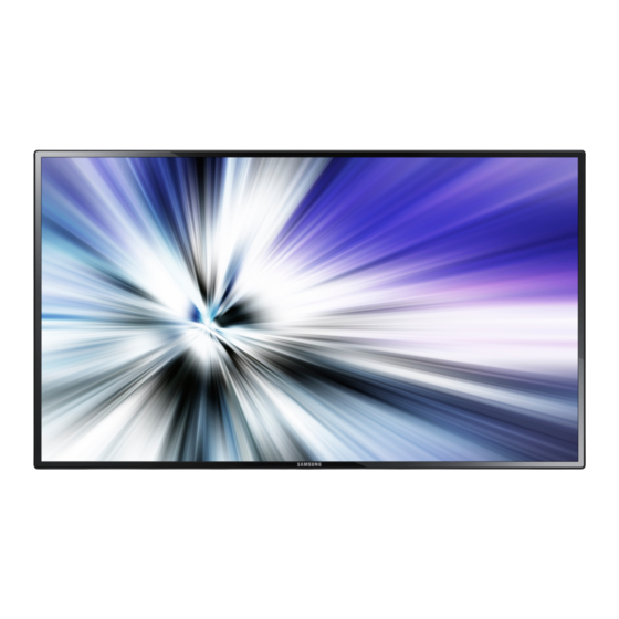 Samsung PE40C Manuel De L'utilisateur